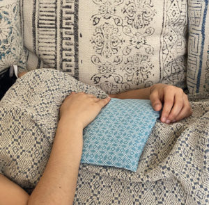 Dinkelkissen Rheum - handgemacht – Bild 4