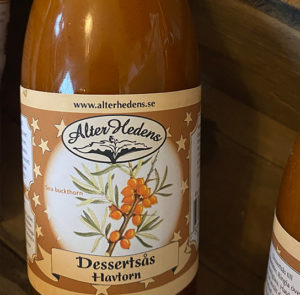 Sanddornmus-Sanddorndessertsoße aus Lappland