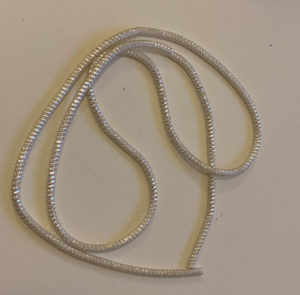 Bouillondraht silber – Bild 3