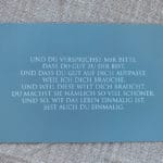 Karte Einmalig