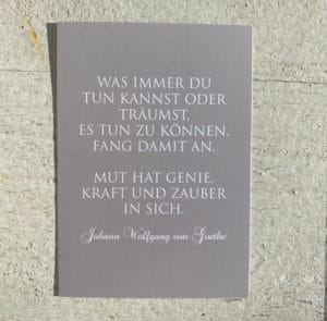 Karte Goethe