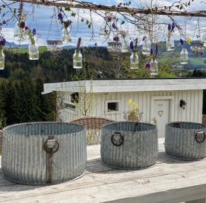 Pflanztopf, Terrassentopf Fjäril groß – Bild 10