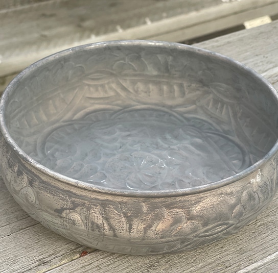 Metallschale Järn mittel – Nordischer Garten Shop