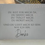 Karte - Du bist für mich da