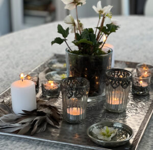 Teller Tablett silber groß – Bild 7