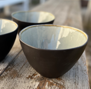 Schale handmade black