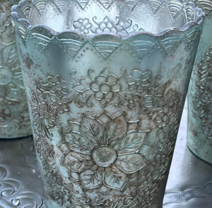 Windlicht, Vase Grön – Bild 9