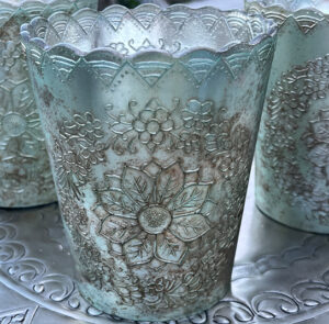 Windlicht, Vase Grön – Bild 6