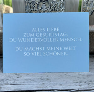Karte - Du wundervoller Mensch – Bild 3