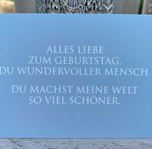 Karte - Du wundervoller Mensch
