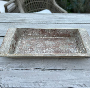 Holzteller antique groß – Bild 4