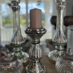 Kerzenständer silber  mittel