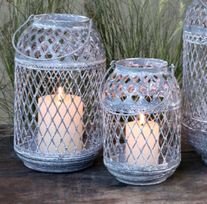 Laterne antique Zink