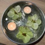 Schale Flora silber