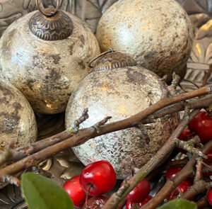 Weihnachtskugel antik – Bild 4