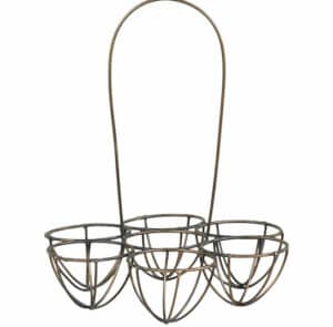 Eierhalter, Eiertrage antique für 6 Eier – Bild 4
