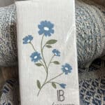 Serviette blau