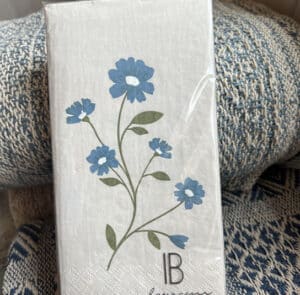 Serviette blau