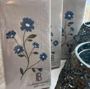 Serviette blau – Bild 2