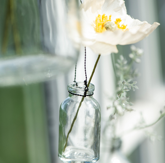 Vase mini zum Hängen 30ml – Nordischer Garten Shop