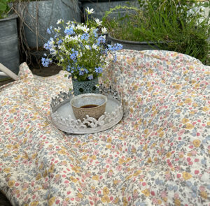 Plaid pastell blumig – Bild 5