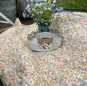 Plaid pastell blumig – Bild 6