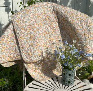 Plaid pastell blumig – Bild 3