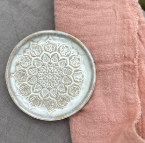 Stoffserviette Leinen rosa – Bild 8