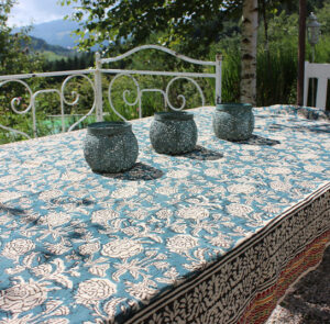 Tischtuch, Strandtuch Orientalisk blau – Bild 8
