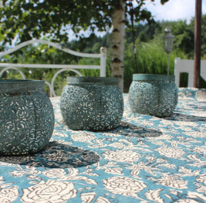 Tischtuch, Strandtuch Orientalisk blau – Bild 3
