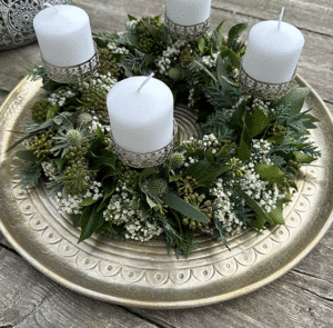 Deko-Tablett silber/gold – Bild 19