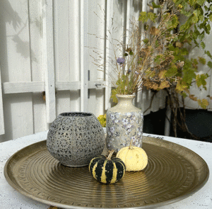 Deko-Tablett silber/gold – Bild 6