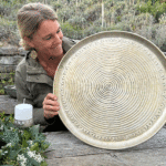 Deko-Tablett silber/gold