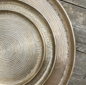 Deko-Tablett silber/gold – Bild 2
