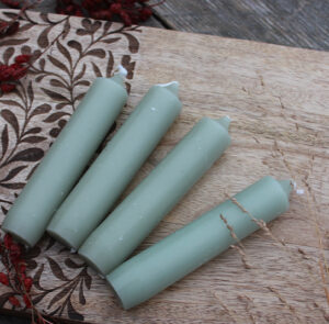 Kerze Dusty Khaki  - 4 Stk. – Bild 5