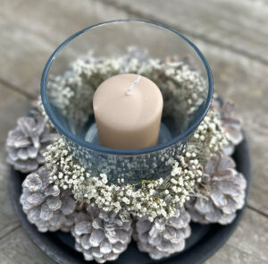 Kieferzapfen 5 Stk white washed – Bild 6