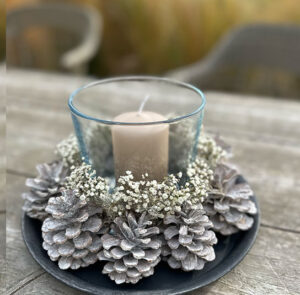 Kieferzapfen 5 Stk white washed – Bild 11