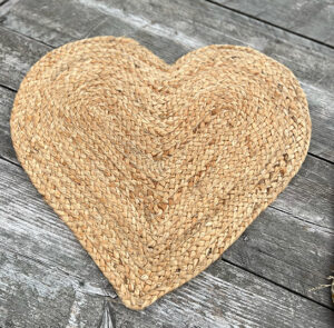 Platzset, Tischset Herz Jute – Bild 11