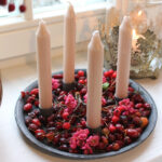 DIY - Adventteller rose