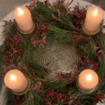 DIY Dekoset - Adventkranz aus Moos