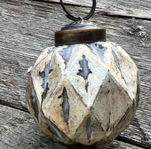 Weihnachtskugel antique gold – Bild 6