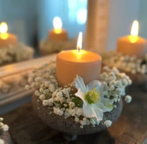 DIY Set - Schale Finn mit Kerze