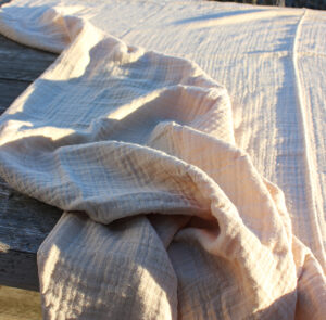 Tischdecke, Tischtuch Musselin Sand – Bild 11