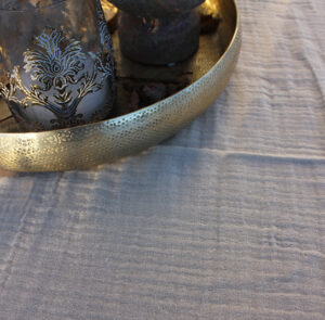 Tischdecke, Tischtuch Musselin Sand – Bild 15