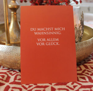 Karte - Wahnsinnig vor Glück