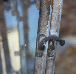 Laterne Fina grau antique – Bild 16