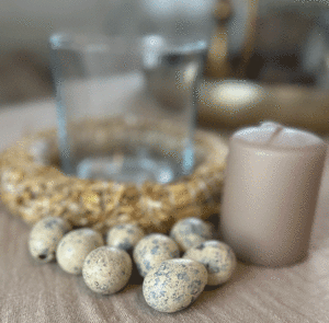 DIY Dekoset - Windlicht mit Wachteleiern – Bild 16