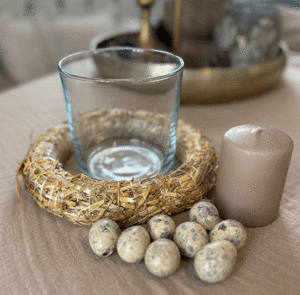 DIY Dekoset - Windlicht mit Wachteleiern – Bild 8