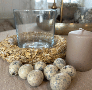 DIY Dekoset - Windlicht mit Wachteleiern – Bild 12