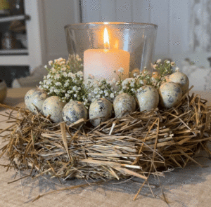 DIY Dekoset - Windlicht mit Wachteleiern – Bild 10